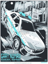 Gary Numan Splinter Tour Poster Chicago